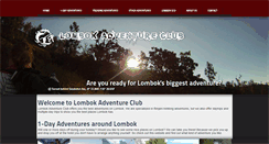 Desktop Screenshot of lombokadventureclub.com